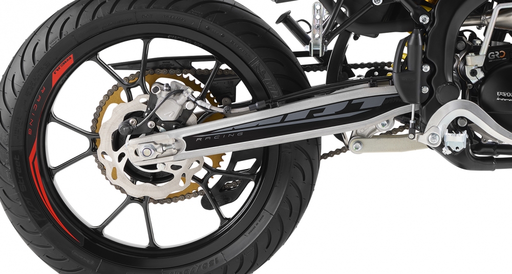 Aluminium double wishbone swingarm