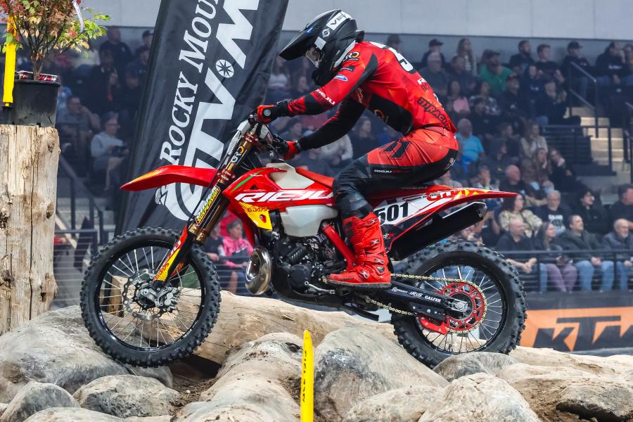 RIEJU Factory Team's Dominik Olszowy in the top five in AMA EnduroCross