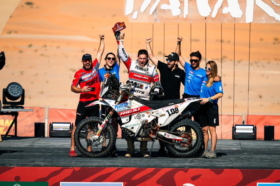 MARC CALMET, FROM THE RIEJU PEDREGÀ TEAM, COMPLETES THE DAKAR 2025