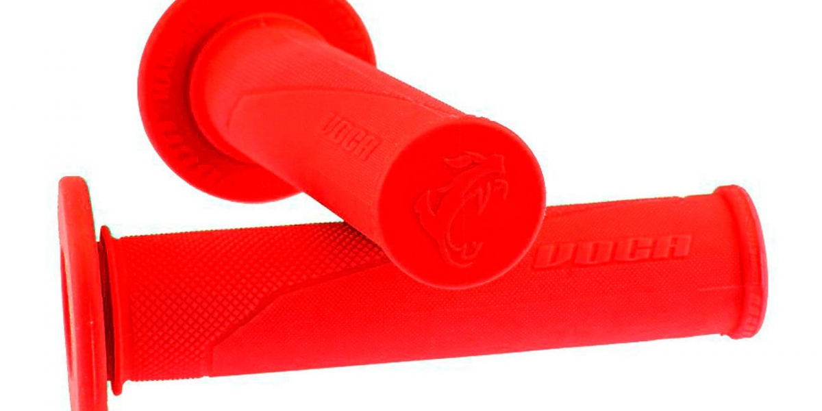 Red discount handlebar grips