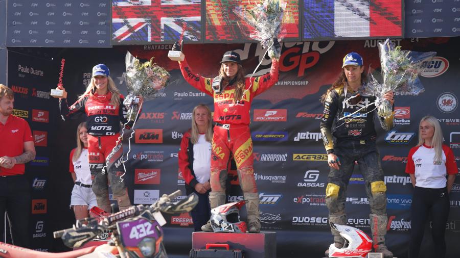 Mireia Badia double for her sixth Women's victory in the Welsh GP