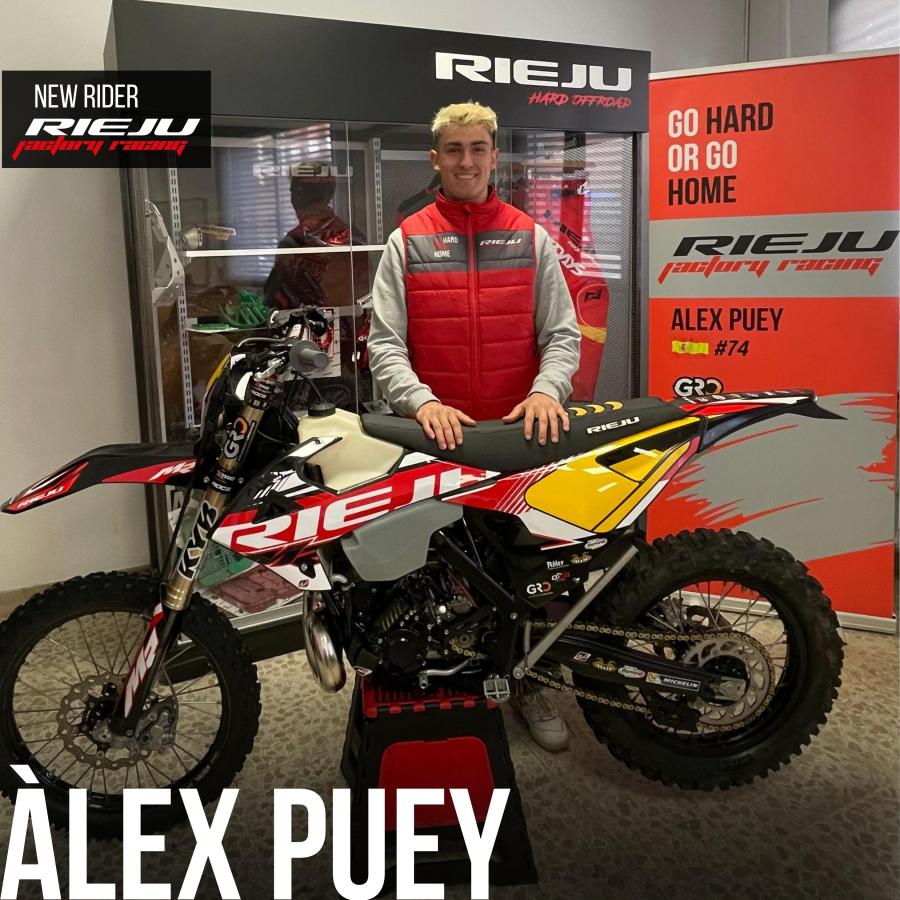 RIEJU incorpora a Àlex Puey como nuevo piloto oficial