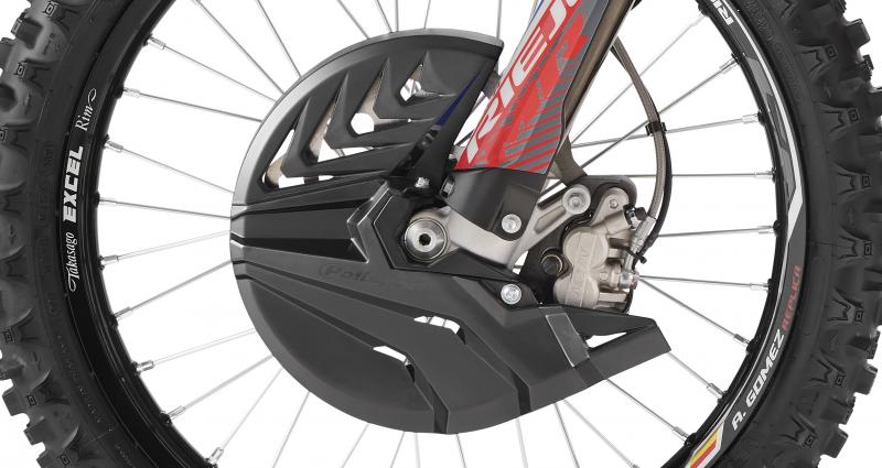 Polisport front disc protector and fork protector