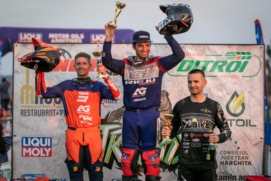 Alfredo Gómez sube al podio en Ditrocks Hard Enduro